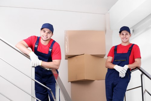 Local movers handling a flat relocation in Holloway