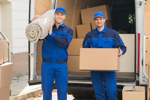 Removal team preparing a clear quote for a home move