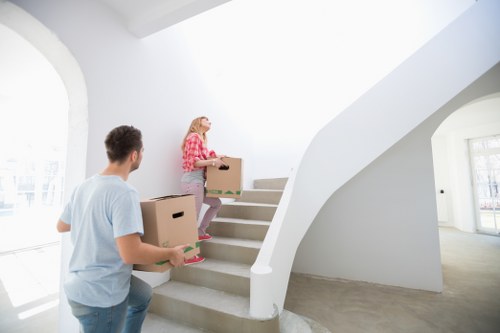 Furniture removal and loading support for a home move