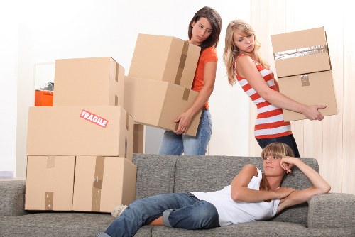 Customer belongings being transported safely during relocation