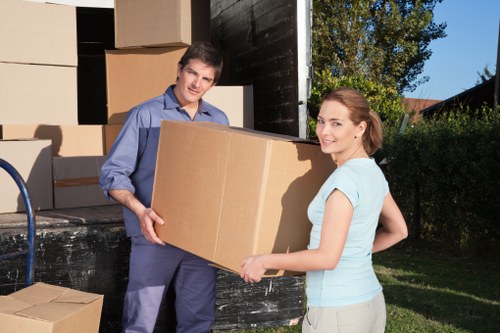 Packing and transport support for Holloway removals